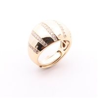 Anello Domar Gioielli Donna Dolù Bijoux anelli in Ottone ipoallergenico Cubic Zirconia RZB125275